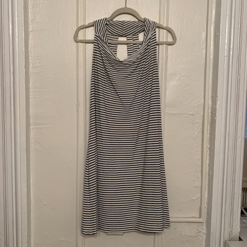 Black & White Striped Dress